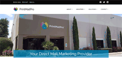 Desktop Screenshot of printmailpro.com